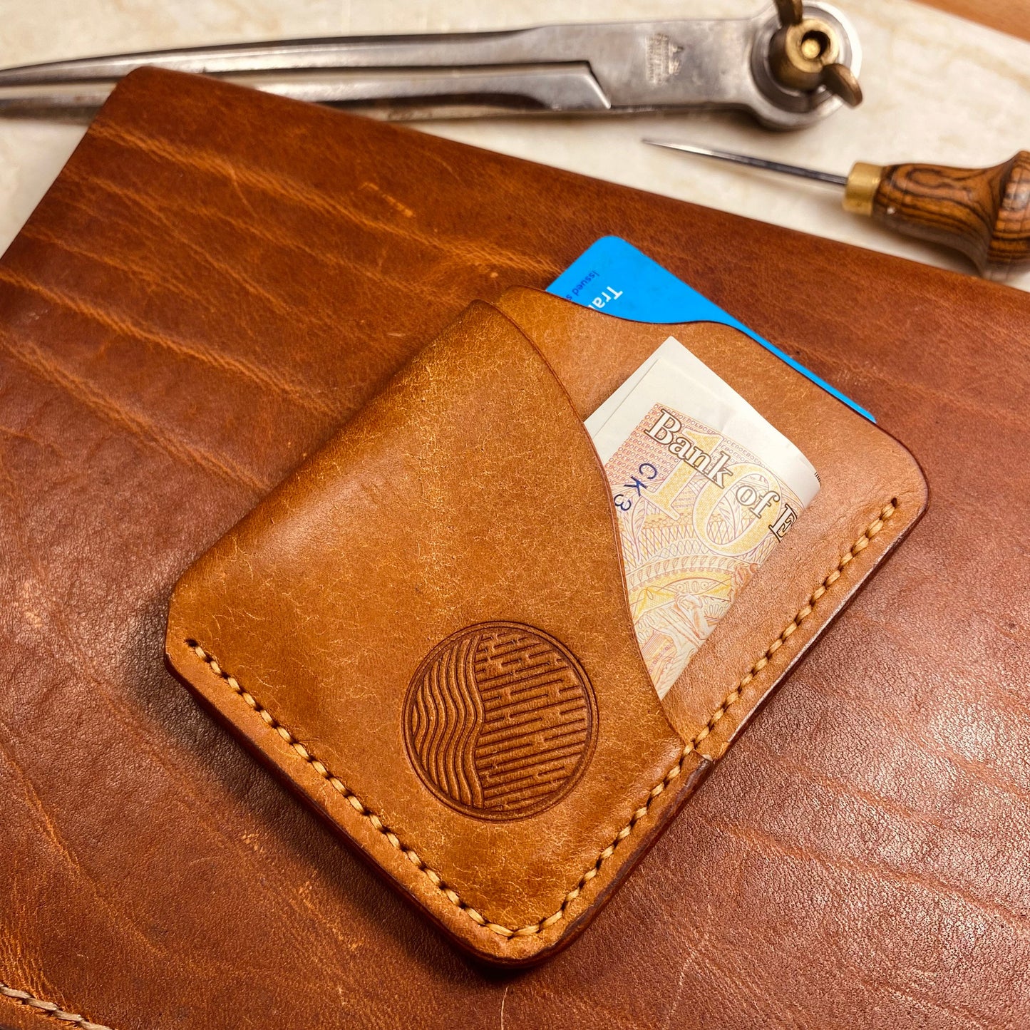 Card Wallet - Whiskey