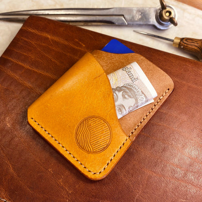 Card Wallet - Whiskey / Yellow