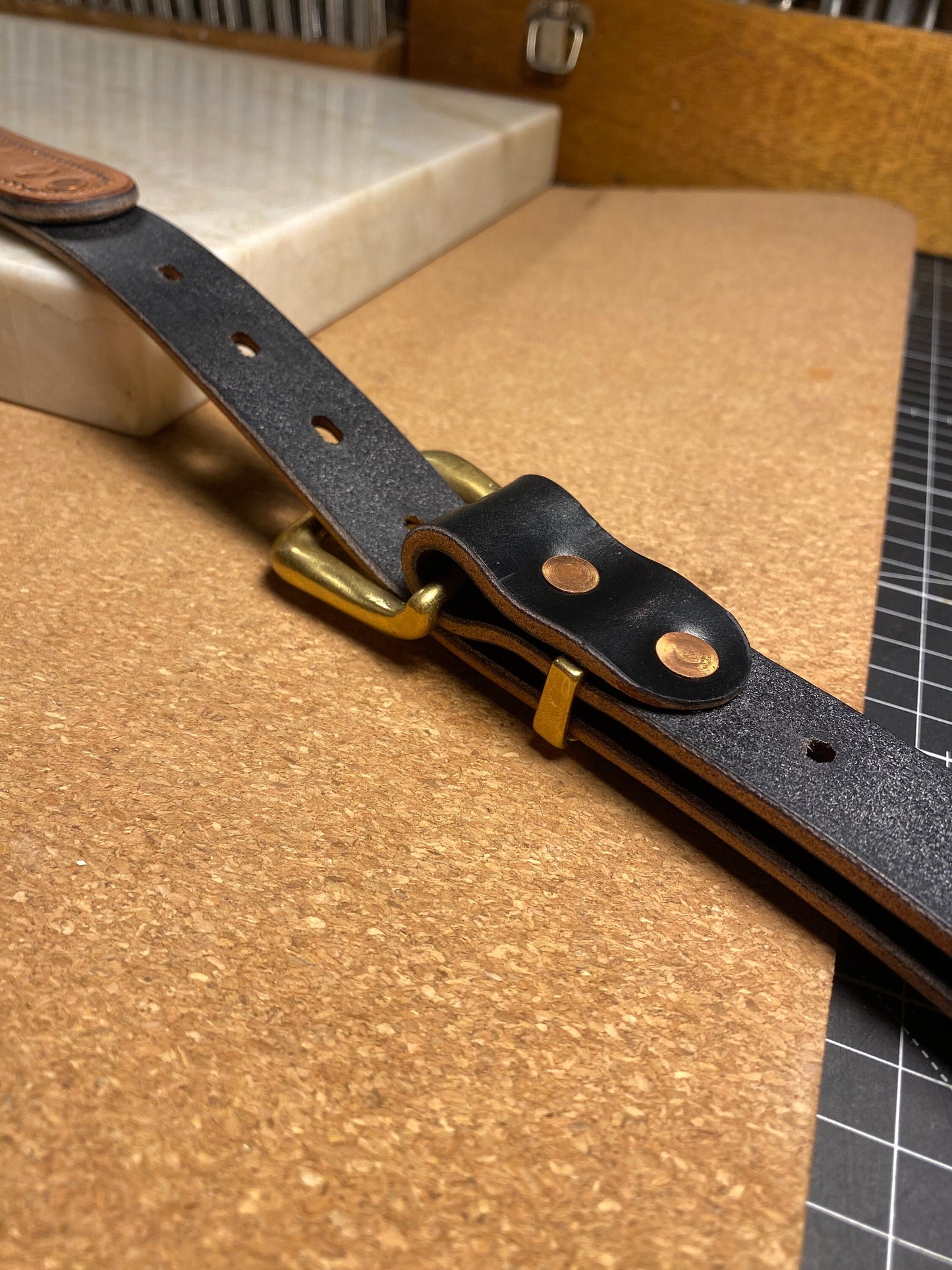 Rifle Sling - Tallow Waxed Bridle Leather